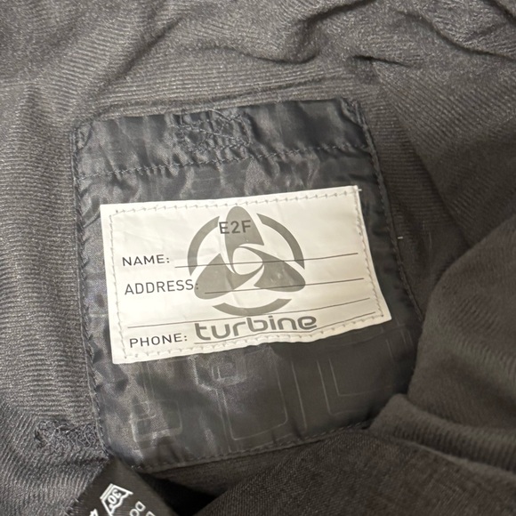 Turbine Men’s Small Gray Insulated Snow Pants - Picture 8 of 8